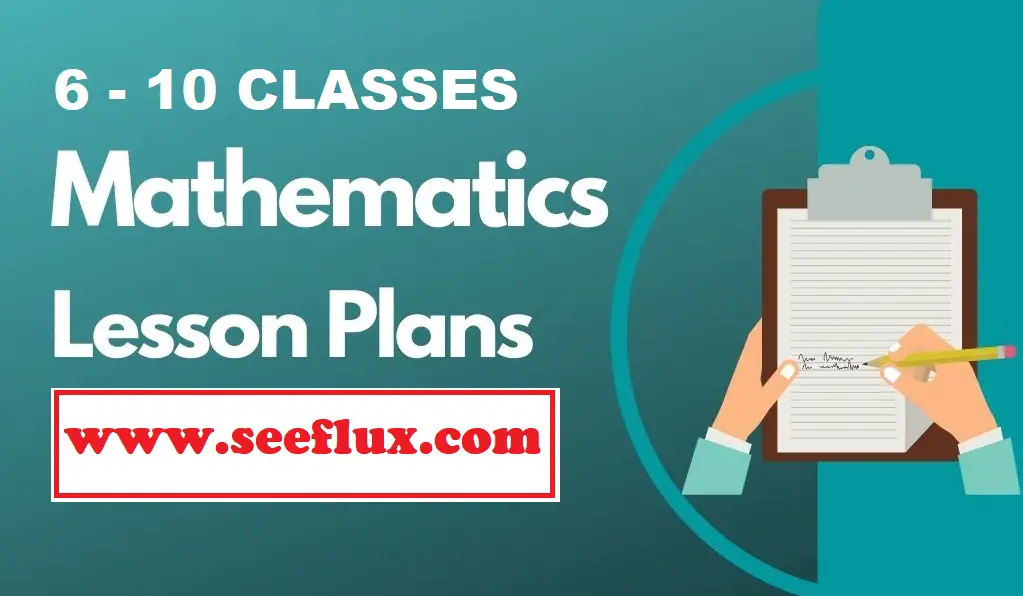 MATHS LESSON PLANS FOR HIGH SCHOOLS - SEEFLUX.COM