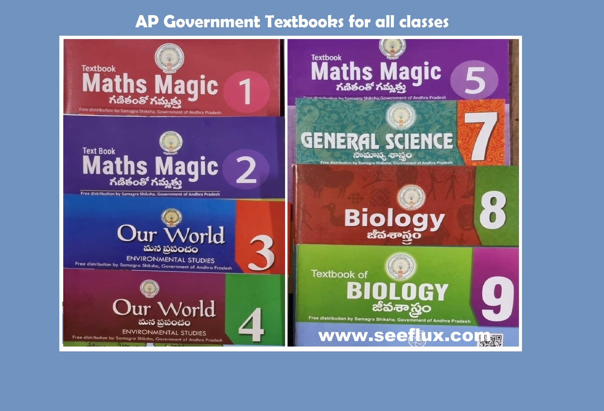 New Textbooks for all Classes AP