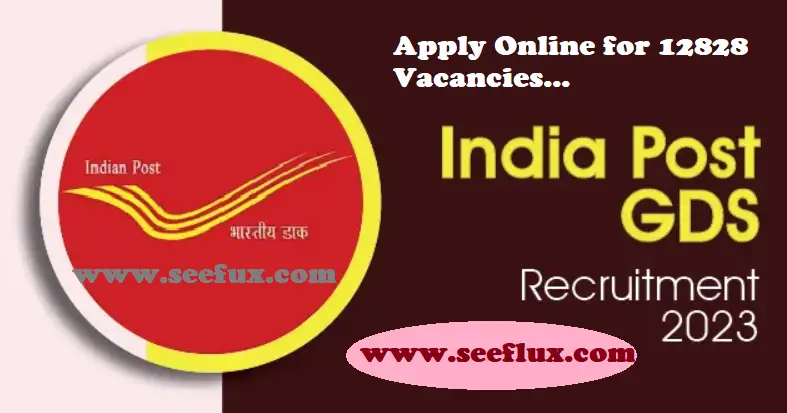 apply online for 12828 posts in Indian post